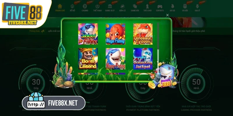 Bắn cá Five88 là điểm dừng chân lý tưởng cho những ai yêu thích săn thưởng
