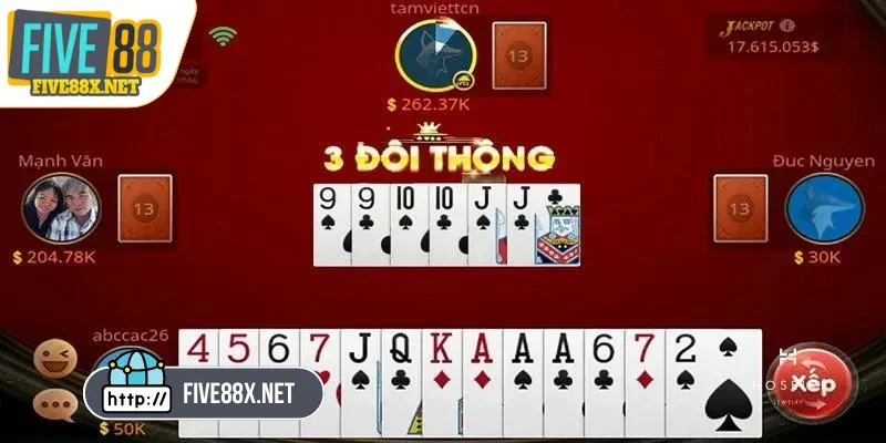 Tiến lên là trò chơi bài dùng bộ bài tây 52 lá, phổ biến ở Việt Nam