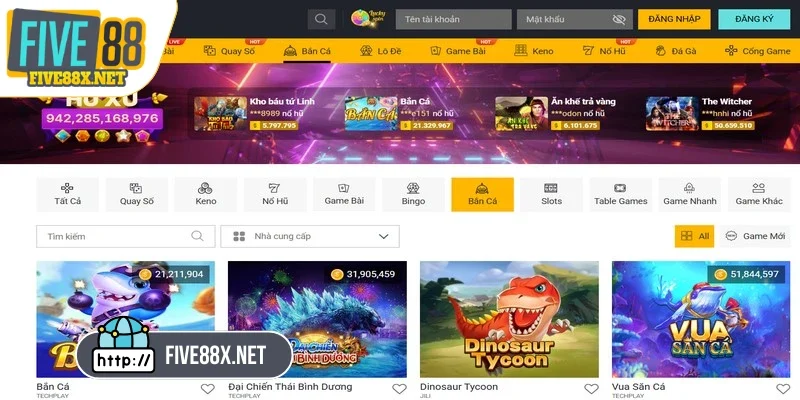 Đăng ký Five88 là bước đầu tiên để bắt đầu hành trình giải trí