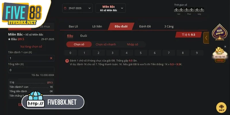 Lý do sảnh cược lô đề tại Five88 được yêu thích