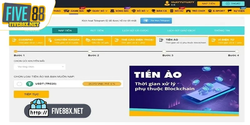 Nạp tiền siêu nhanh chóng qua thẻ cào điện thoại tiện ích