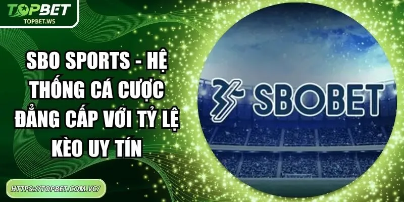 SBO Sports – Hệ Thống Cá Cược Đẳng Cấp Với Tỷ Lệ Kèo Uy Tín