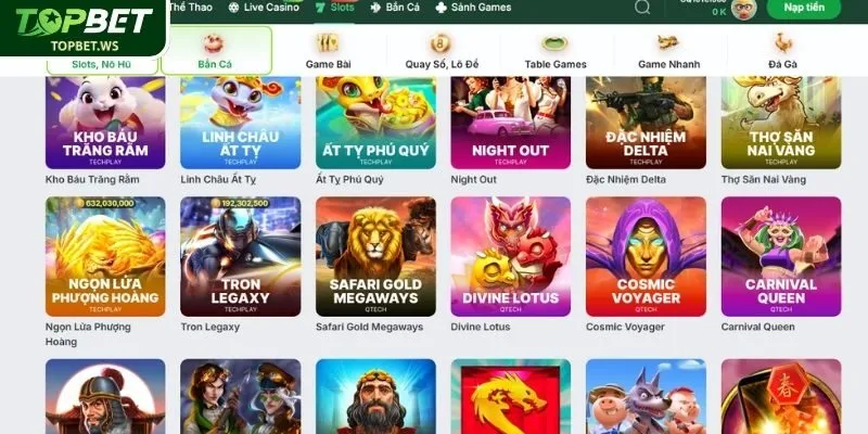 Tìm hiểu cơ bản về Slot Game Topbet